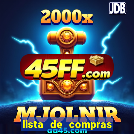 lista de compras supermercado para imprimir